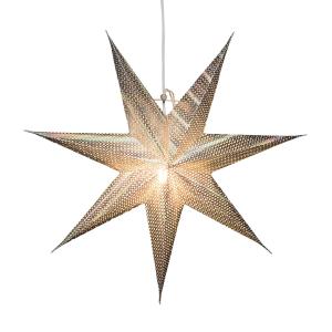 Konstsmide Christmas Paper decorative star, silver, 7 points