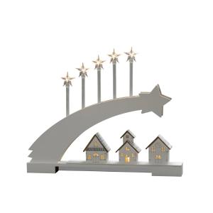 Konstsmide Christmas LED candle arch shooting star made of…