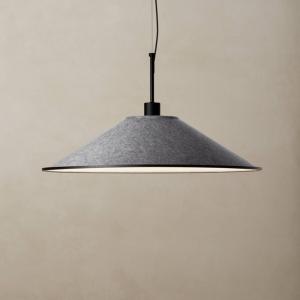 LEDS-C4 Shoemaker hanging light round light grey