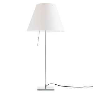 Luceplan Costanza table lamp D13if aluminium/white