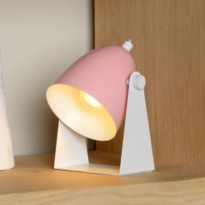 Lucide Chago metal table lamp, pink