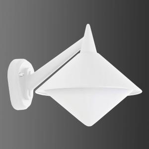 LCD White outdoor wall lamp Liara - seawater resistant