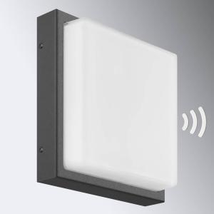 LCD Ernest wall lamp E27 motion detector graphite