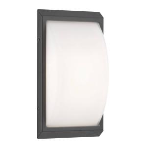 LCD 053 LED outdoor wall lamp motion detector graphite
