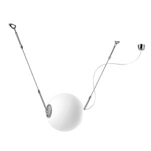 Lumina Perla hanging light with glass ball Ø 28 cm