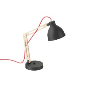 Lamkur Skansen table lamp, adjustable, black