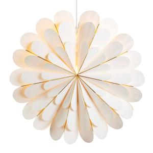 Markslöjd Marigold decorative star hanging light white Ø60c…