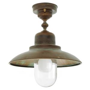 Moretti Luce High-quality brass ceiling light Turino - IP44