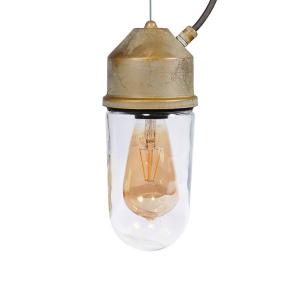 Moretti Luce 1951 N hanging lamp, straight glass, clear