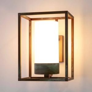 Moretti Luce Cubic³ 3363 outdoor wall light antique brass/o…