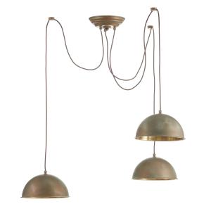 Moretti Luce Hanging light Circle 3248.3L, 3-bulb, antique…