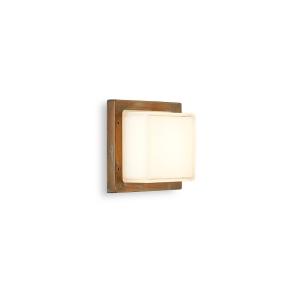 Moretti Luce Ice Cubic 3403 LED wall light antique brass