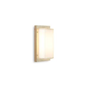 Moretti Luce Ice Cubic 3410 outdoor wall light natural brass