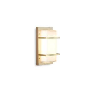 Moretti Luce Ice Cubic 3415 outdoor wall light natural brass