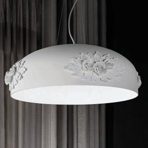 Masiero Dame LED hanging light in white, 65 cm