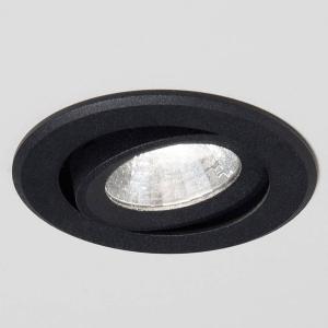 Molto Luce Agon Round LED recessed spotlight 3,000K 40° bla…