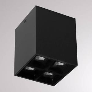 Molto Luce Liro LED ceiling spotlight black 34° 3,000 K