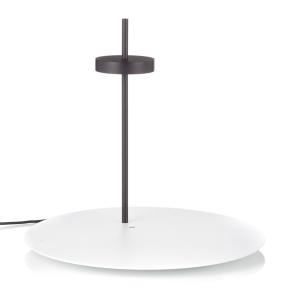Molto Luce Scave LED table lamp sensor dim base white