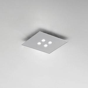 ICONE Slim - LED ceiling light, 4-bulb, white