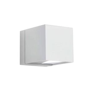 Milan Iluminación Dau cube wall light white