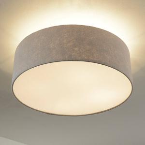 Rothfels Gala ceiling light, 50 cm, grey felt lampshade