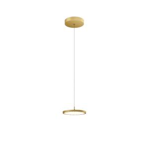 Rothfels Gion LED pendant light 1-bulb white/brass