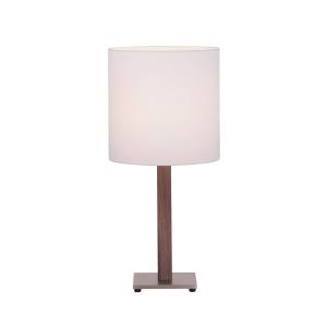 Lucande Elif table lamp white angular dark oak