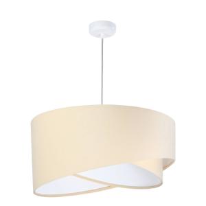 Maco Design Vivien hanging light, two-coloured, beige/white