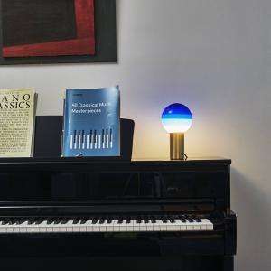 MARSET Dipping Light table lamp blue/brass