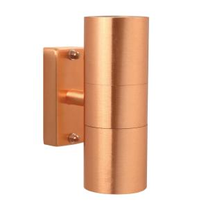 Nordlux Tin Double outdoor wall lamp made of copper