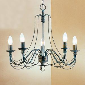 ORION Clara Chandelier Country House Style Five Bulbs