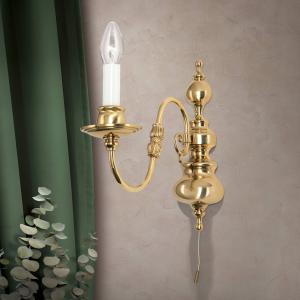 ORION Imke 2-bulb wall light, polished brass