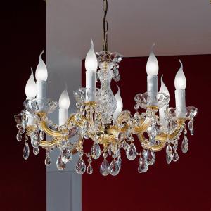 ORION Dolores chandelier with eight bulbs