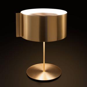 Oluce Switch - golden designer table lamp