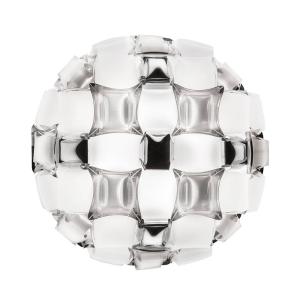 Slamp Mida ceiling light, 50 cm white and platinum