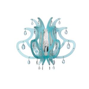 Slamp Medusa designer wall light, blue