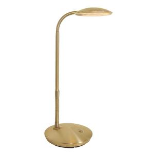 Steinhauer Zenith - brass-coloured LED table lamp with dimm…