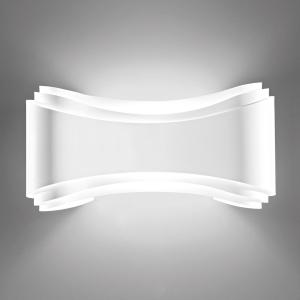 Selène Ionica LED designer wall light in white