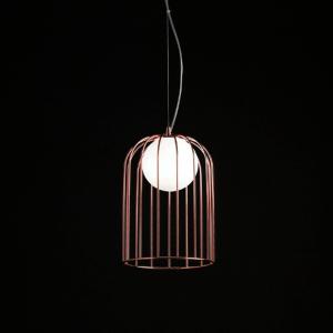 Selène Small Kluvi pendant light with copper shade