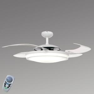 Beacon Lighting Retractable FANAWAY EVO 2 ceiling fan, white
