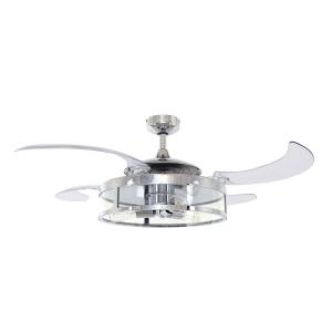 Beacon Lighting Fanaway Classic ceiling fan with light, chr…
