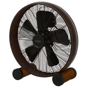 Beacon Lighting Breeze table fan, Ø 41 cm, black/walnut