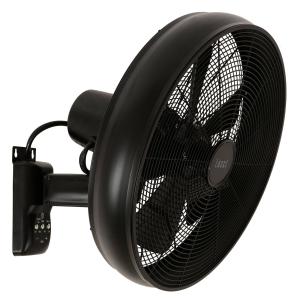 Beacon Lighting Breeze wall fan, Ø 41 cm, black