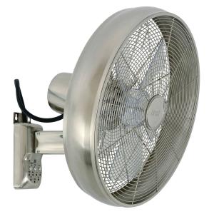 Beacon Lighting Breeze wall fan, Ø 41 cm, chrome/clear