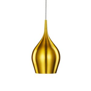 Searchlight Vibrant hanging light Ø 12 cm, gold