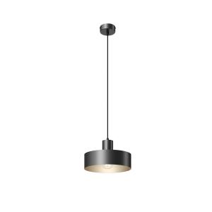SIGMA Rif hanging light made of metal, black, Ø 25 cm