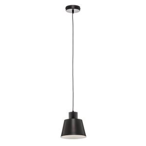 SIGMA Dunka 1 hanging lamp, one metal lampshade, black