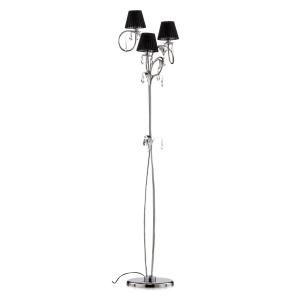 ONLI Jacqueline floor lamp, 3-bulb, black