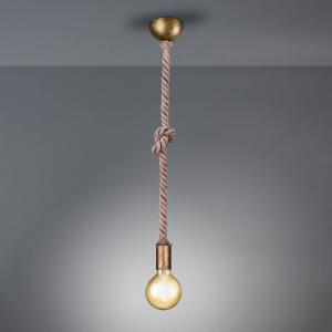 Trio Lighting Rope pendant lamp with a decorative rope, 1-b…