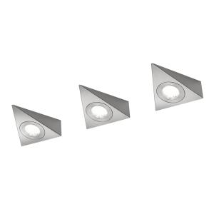 Trio Lighting Ecco LED under-cabinet light set of 3, matt n…